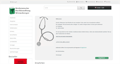 Desktop Screenshot of medizinische-buchhandlung.de